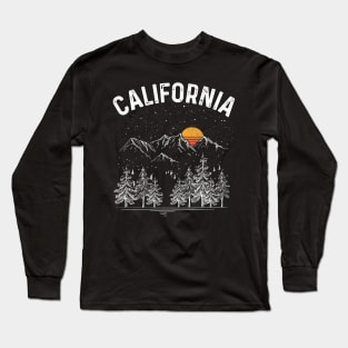 Vintage Retro California State Long Sleeve T-Shirt